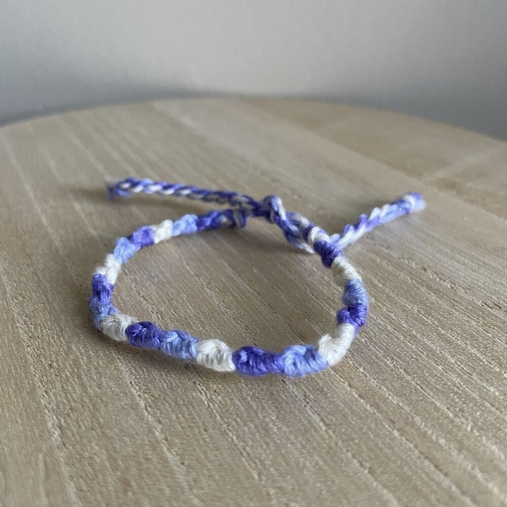 Kyoko Bracelet, anklet, trendy, comfortable, tie, embroidery thread, woven, gift